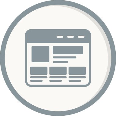 Kodlama simgesi izole edildi, vektör illüstrasyonu dolduruldu