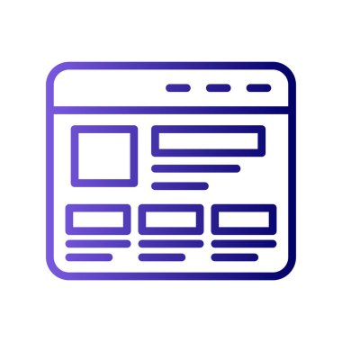 Kodlama simgesi izole edildi, vektör illüstrasyonu dolduruldu