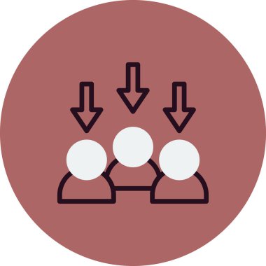 Kişisel ve ticari kullanım için güzel bir simgenin vektör çizimi.