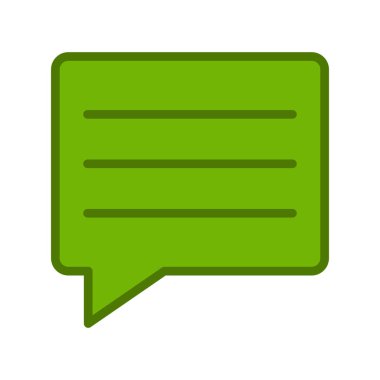 konuşma sohbet renk çizimi