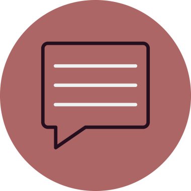 konuşma sohbet renk çizimi