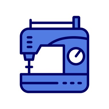 Dikiş makinesi simgesi vektör çizimi