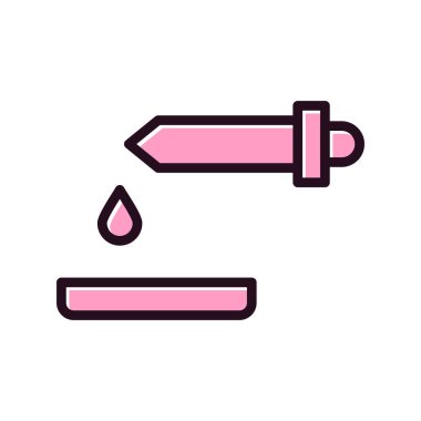 Bir damla simgesinin vektör illüstrasyonu