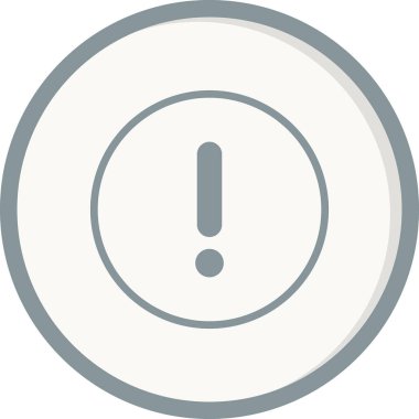 Ünlem işareti. Basit resimleme