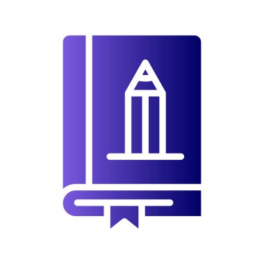 Sanat Kitabı simgesi vektör illüstrasyonu