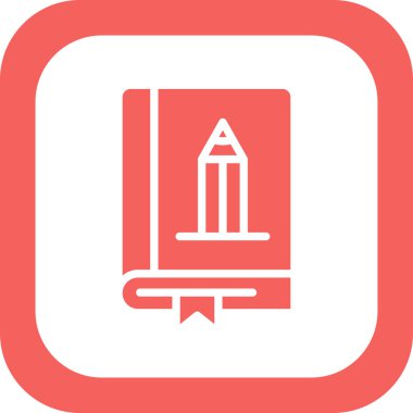 Sanat Kitabı simgesi vektör illüstrasyonu