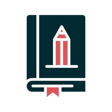 Sanat Kitabı simgesi vektör illüstrasyonu