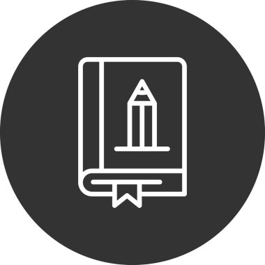 Sanat Kitabı simgesi vektör illüstrasyonu