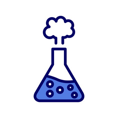 Kimyasal deney vektör illüstrasyonu 