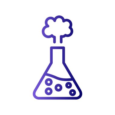 Kimyasal deney vektör illüstrasyonu 