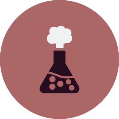 Kimyasal deney vektör illüstrasyonu 