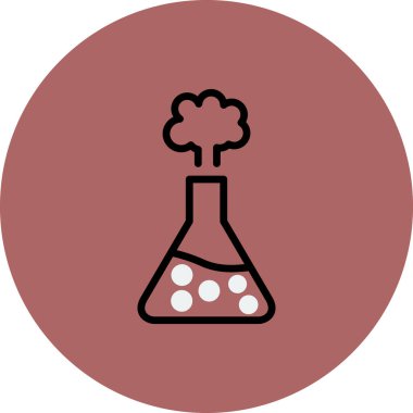 Kimyasal deney vektör illüstrasyonu 