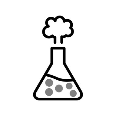 Kimyasal deney vektör illüstrasyonu 