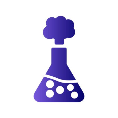 Kimyasal deney vektör illüstrasyonu 