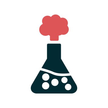 Kimyasal deney vektör illüstrasyonu 