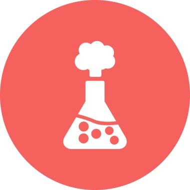 Kimyasal deney vektör illüstrasyonu 