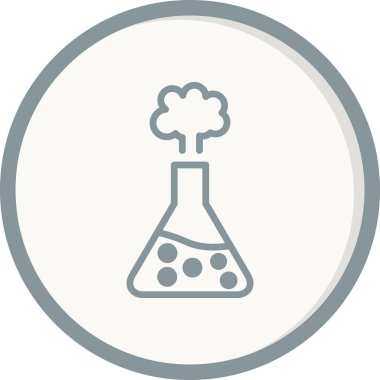 Kimyasal deney vektör illüstrasyonu 