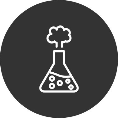 Kimyasal deney vektör illüstrasyonu 