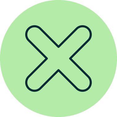 basit illüstrasyon web simgesini iptal et