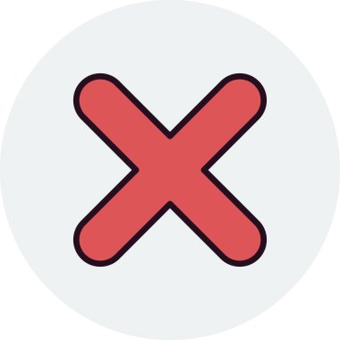 basit illüstrasyon web simgesini iptal et