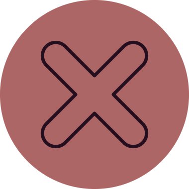 basit illüstrasyon web simgesini iptal et