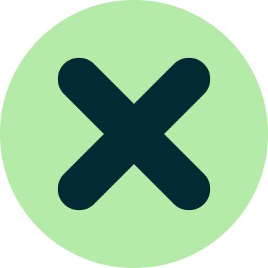 basit illüstrasyon web simgesini iptal et