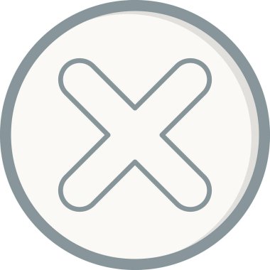 basit illüstrasyon web simgesini iptal et