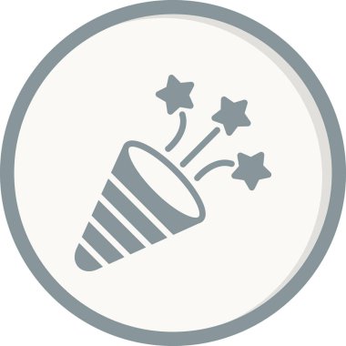 konfeti simge vektör çizim