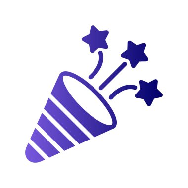 konfeti simge vektör çizim