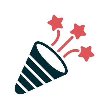 konfeti simge vektör çizim