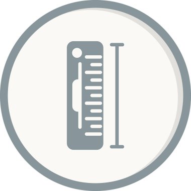 Ölçüm simgesinin vektör illüstrasyonu