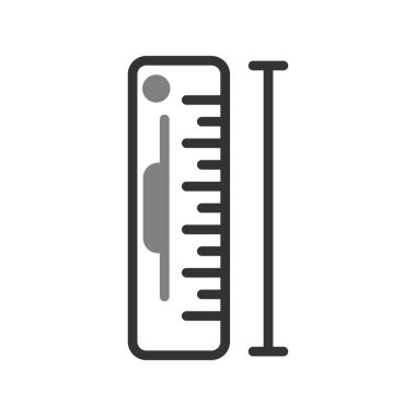 Ölçüm simgesinin vektör illüstrasyonu