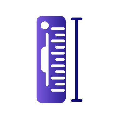 Ölçüm simgesinin vektör illüstrasyonu