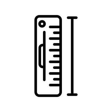 Ölçüm simgesinin vektör illüstrasyonu