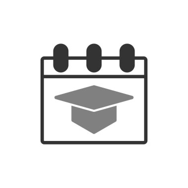 mezuniyet vektör illüstrasyonu