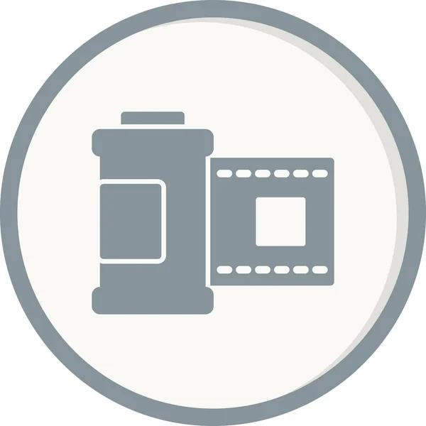 Film Roll Icon Vector Illustration Design — ストックベクタ