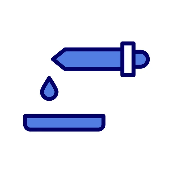 水滴アイコンのベクトル図 — ストックベクタ