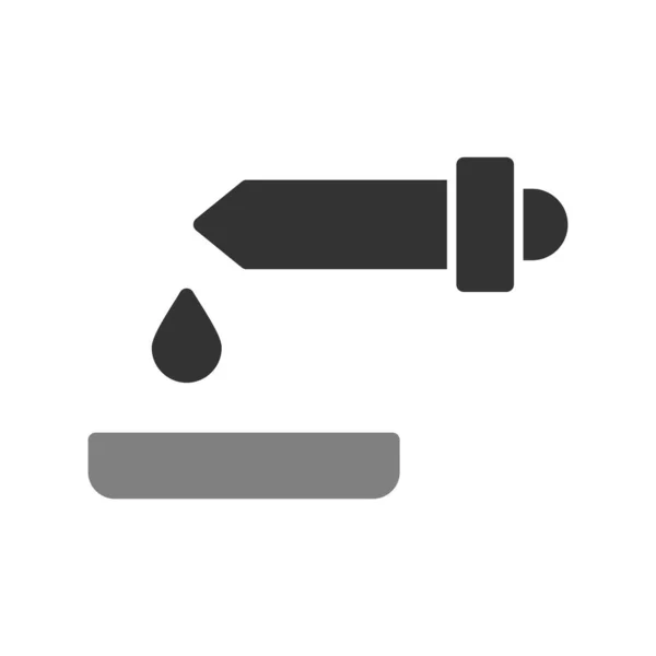 Vector Icono Gota Agua Aislado Fondo Blanco Para Diseño Web — Vector de stock