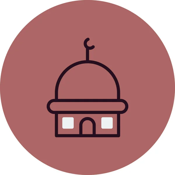 Ramadan Kareem Vektor Symbol Zeichen Symbol Illustration — Stockvektor