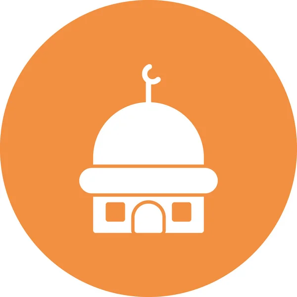 Ramadan Vektorsymbol Moderne Einfache Illustration — Stockvektor