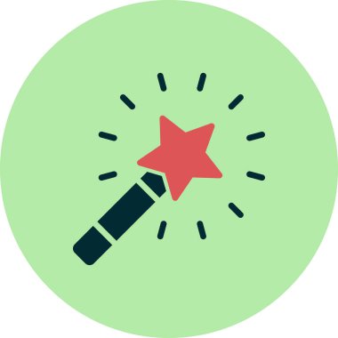 Bir havai fişek simgesinin vektör çizimi