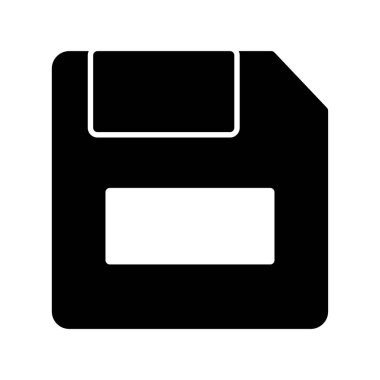 Disket simgesi, vektör illüstrasyonu