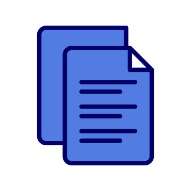 dosya belgesi vektörü. İnce çizgili vuruş sembolü. izole edilmiş sınır çizimi