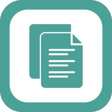 dosya belgesi vektörü. İnce çizgili vuruş sembolü. izole edilmiş sınır çizimi