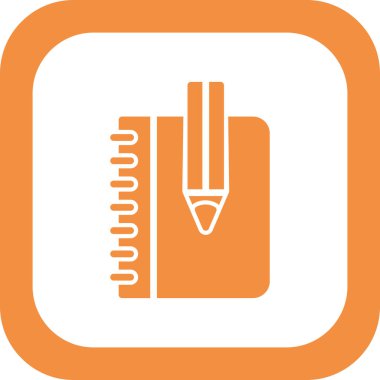 defter kalem vektör simgesi ile