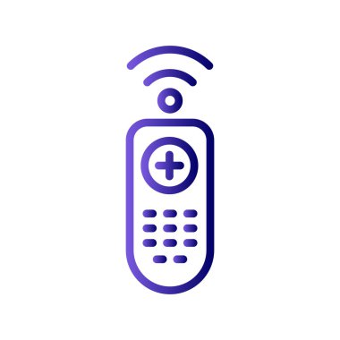 cep telefonu uzaktan kontrol vektör simgesi 