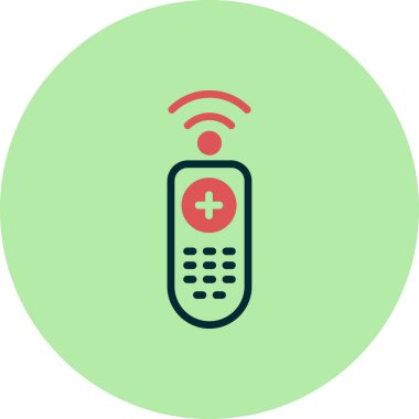 cep telefonu uzaktan kontrol vektör simgesi 