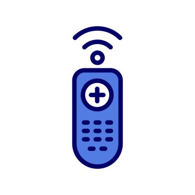 cep telefonu uzaktan kontrol vektör simgesi 