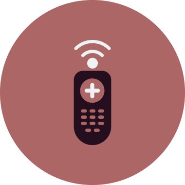 cep telefonu uzaktan kontrol vektör simgesi 