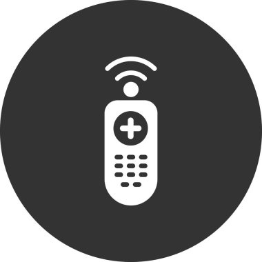 cep telefonu uzaktan kontrol vektör simgesi 